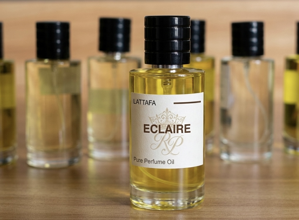 Lattafa Eclaire perfume bottle